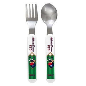 Masterpieces Atb2180: Atlanta Braves Fork & Spoon Set