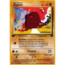 Pokemon Diglett 52 Team Rocket 1St Edition