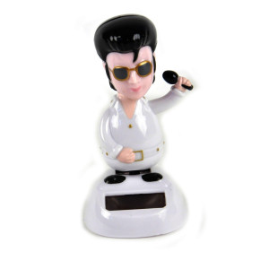 Puckator Ff45 Novelty Elvis Solar Figurine 6 X 5 X 10 Cm