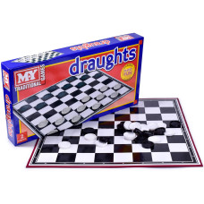 Kandytoys My Draughts Game Traditional Checkers Board Game For Kids Adults