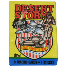 Topps Desert Storm Cards 1991 1 Pack Of 8 Cards