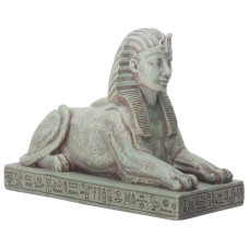 Ytc 425 Inch Egyptian Sphinx Statue Figurine With Engravings Multicolor