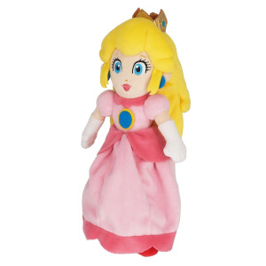 Sanei Super Mario All Star Collection Ac05 10 Princess Peach Small Plush Pink