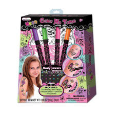 Neon Color Me Tattoo Set Tween Toy By Hot Focus 059