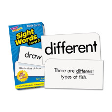 Trend T53019 Skill Drill Flash Cards 3 X 6 Sight Words Set 3