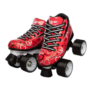 Roller Derby Heart Throb Adult Rink Skates Red 4