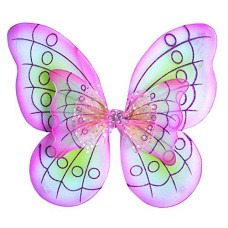 Weglow International Wgi 20 Pink Two Tone Double Layer Butterfly Wing