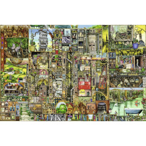 Ravensburger Colin Thompson Bizarre Town 5000 Piece Jigsaw Puzzle For Adults Premium Quality With Unique Piece Design Anti