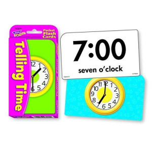 Pocket Telling Time Flash Cards Set Of 3