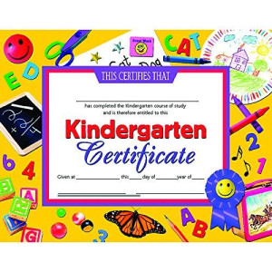 Certificates Kindergarten 30 Pk 85 X 11 Inkjet Laser Pack Of 6