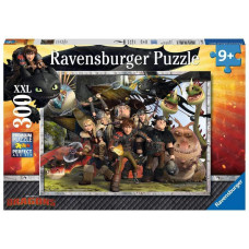 Ravensburger How To Train Your Dragon Faithful Friends Jigsaw Puzzle 300 Piece