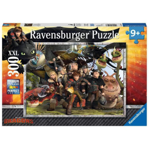 Ravensburger How To Train Your Dragon Faithful Friends Jigsaw Puzzle 300 Piece