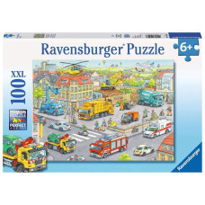 Ravensburger Vehicles In The City Jigsaw Puzzle 100 Piece