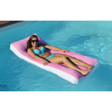 Bubble Aqua Cloud Pink Oversized Floating Mattress