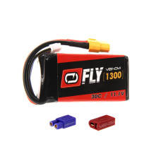 Venom Fly 30C 3S 1300Mah 111V Lipo Battery With Uni 20 Plug Xt60Deansec3 Compare To Eflite Eflb13003S20