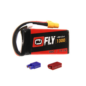 Venom Fly 30C 3S 1300Mah 111V Lipo Battery With Uni 20 Plug Xt60Deansec3 Compare To Eflite Eflb13003S20