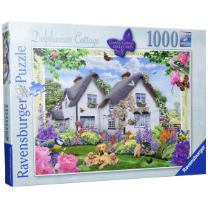 Ravensburger Country Cottage Collection No9 Delphinium Cottage 1000Pc Jigsaw Puzzle