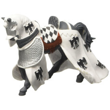 Papo White Draped Horse Figure Multicolor