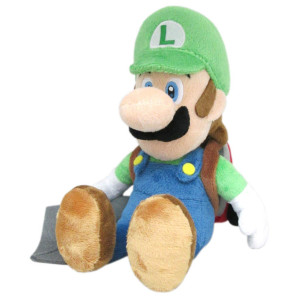 Little Buddy Luigi's Mansion Plush 10" with Ghost Vacuum