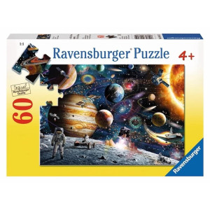 Ravensburger Outer Space 60 Piece Jigsaw Puzzle For Kids Unique Piece Design Premium Quality Material Educational And Fun