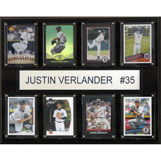 Mlb 12X15 Justin Verlander Detroit Tigers 8Card Plaque