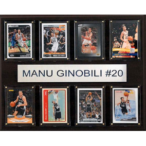 Nba 12X15 Manu Ginobili San Antonio Spurs 8Card Plaque