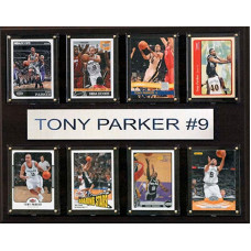 Nba 12X15 Tony Parker San Antonio Spurs 8Card Plaque