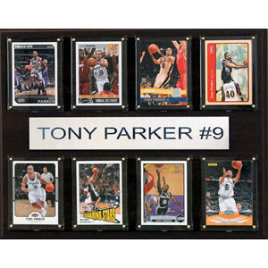 Nba 12X15 Tony Parker San Antonio Spurs 8Card Plaque