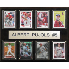 Mlb Los Angeles Angels Albert Pujols 8Card Plaque 12 X 15Inch