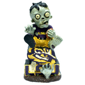 Lsu Sitting On Logo Zombie With Football