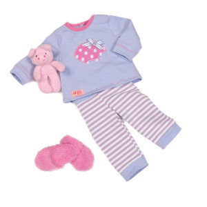 Our Generation By Battat Morning Noon Nighty Piggy Pajamas For 18 Dolls Age 3 Years Up