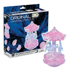 Bepuzzled Deluxe Carousel Original 3D Crystal Puzzle Ages 12 And Up