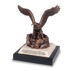 Lighthouse Christian Products Moments Of Faith Eagle With Eaglets Sculpture 8