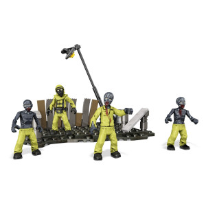 Mega Bloks Call Of Duty Hazmat Zombies Mob Playset