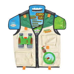 Nature Bound Cargo Vest For Kids With Zipper 4 Pockets And Durable Stitching