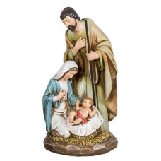 Josephs Studio By Roman Holy Family Figure Christmas Scene Carved Wood Look 8 H Resin And Stone Tabletop Or Desk Displa