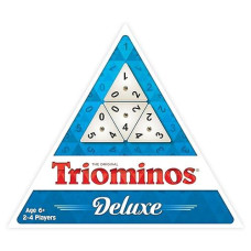 Pressman Tri-Ominos - Deluxe Edition Triangular Tiles with Brass Spinners, 5