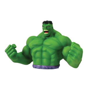 Marvel Hulk Bust Bank Green Action Figure