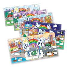 Junior Learning Jl193 Rainbow Phonics Word City Landscapes