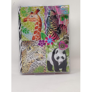 Hot Focus Magic Safari Diary With Lock In A Sealed Pvc Package