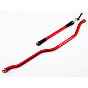 Hot Racing Rcs49E02 Red Aluminum Fix Link Steering Rod Wraith Deadbolt