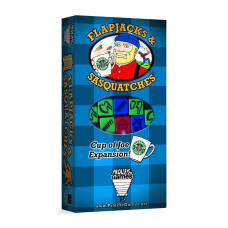 Prolific Games Flapjacks Sasquatches Cup Of Joe Expansion Card And Dice Game 28 Players Ages 8 And Up 46 New Cards And 8