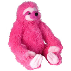 Wild Republic Threetoed Sloth Plush Stuffed Animal Plush Toy Gifts For Kids Pink Cuddlekins 12