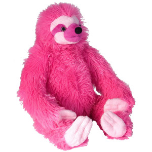 Wild Republic Threetoed Sloth Plush Stuffed Animal Plush Toy Gifts For Kids Pink Cuddlekins 12