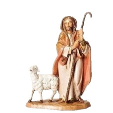 Fontanini The Good Shepherd With Sheep Italian Nativity Village Figurine