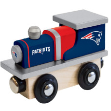 Masterpieces Wood Train Engine Nfl New England Patriots Officially Licensed Toddler Kids Toy