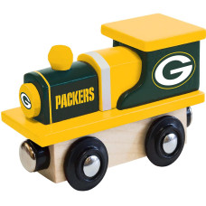 Masterpieces Wood Train Engine Nfl Green Bay Packers Officially Licensed Toddler Kids Toy