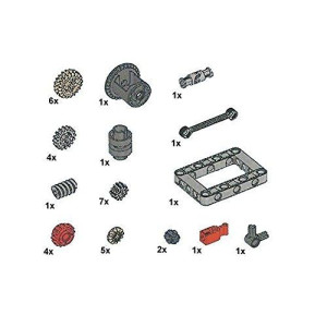 Lego Technic Gears And Transmission Parts Pack