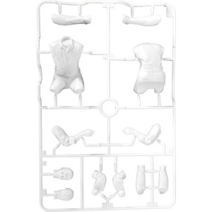 Tamiya 300056536 114 Truck Driver Figure Kit White