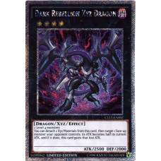 Yugioh Dark Rebellion Xyz Dragon Ct12En002 2015 Megatin Exclusives Limited Edition Platinum Secret Rare